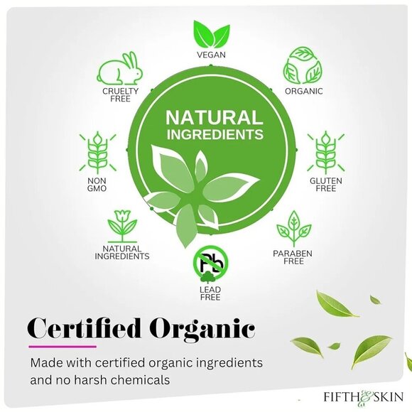 Fifth & Skin BOTANICAL Lipstick CHERRY PLUM Moisturizing Good for your Lips! New - Picture 3 of 13